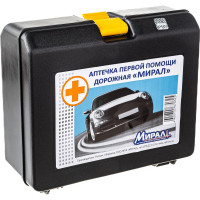 Набор автомобилиста ON 6 предметов сумка, аптечка, огнетушитель, трос, знак, перчатки 16-07-010