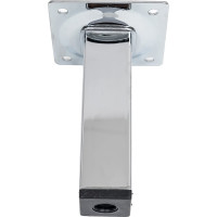 Ножка Tech-Krep 25х25х100 квадратная, нерегул, хром - накл. 151298