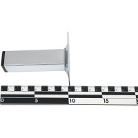 Ножка Tech-Krep 25х25х100 квадратная, нерегул, хром - накл. 151298