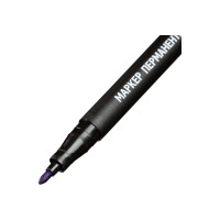 Перманентный маркер 12 шт в упаковке Attache синий 1 мм 867250