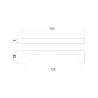 Ручка-скоба Trodos DMZ-21203-128 черный матовый 303401