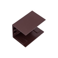 Соединитель EKF PROxima Plast, под темное дерево, 4 шт cond-25-25x4