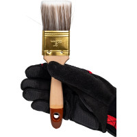 Плоская кисть HARDY серия 45, смешанная щетина, 50х16мм, коричневая 0205-456320