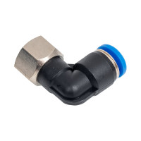 Фитинг цанговый угловой с внутренней резьбой 1/8F для трубки диаметром 6 мм SHPI PLF 06-R01