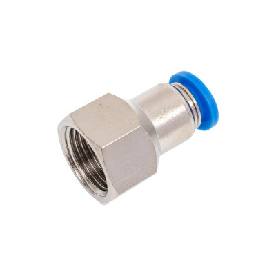 Фитинг цанговый прямой с внутренней резьбой 3/8F для трубки диаметром 8 мм SHPI PCF 08-R03