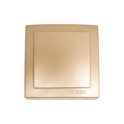 Выключатель NILSON 1ОП золото Themis metallic 26151001