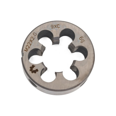 Метрическая плашка WOLFSTAR М22х2,0 9ХС Гост 9740 dr20200