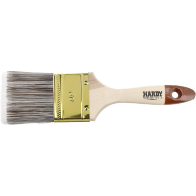 Плоская кисть HARDY серия 45, смешанная щетина, 60х17мм, коричневая 0205-457125