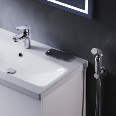 Смеситель для умывальника AM.PM Sunny с гигиеническим душем, хром F85C03000