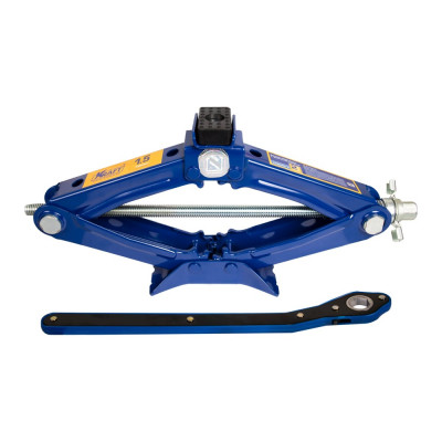 Ромбический домкрат с трещоточной рукояткой KRAFT 1.5 т KT 800071