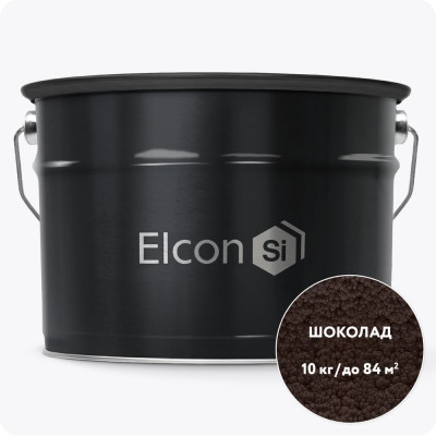 Кузнечная краска с молотковым эффектом Elcon шоколад 10кг 00-00002847