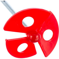 Миксер для красок (60x6х350 мм; цилиндрический хвостовик) Denzel 848297