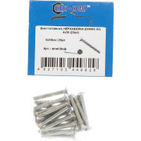 Потайной винт КРЕП-КОМП нержавейка, DIN965 А2 4х30 25шт впн430мф