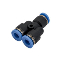 Тройник цанговый прямой соединительный (6-6-6 мм) SHPI PY 06