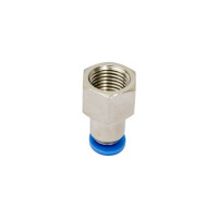 Фитинг цанговый прямой с внутренней резьбой 1/4F для трубки диаметром 6 мм SHPI PCF 06-R02