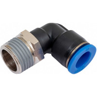 Фитинг цанговый угловой с наружной резьбой 1/2M для трубки диаметром 12 мм SHPI PL 12-R04