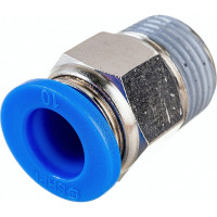 Фитинг цанговый прямой с наружной резьбой 3/8M для трубки диаметром 10 мм SHPI PC 10-R03