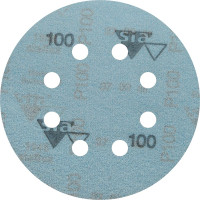 Круг шлифовальный на липучке siaflex 1948 (5+1 шт; 125 мм; 8 отверстий; P100) sia Abrasives sf6-125-8-100