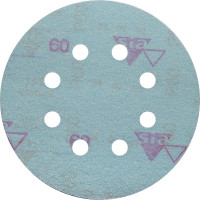 Круг шлифовальный на липучке siaflex 1948 (5+1 шт; 125 мм; 8 отверстий; P60) sia Abrasives sf6-125-8-060