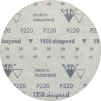 Круг шлифовальный на липучке siaspeed 1950 (5+1 шт; 150 мм; без отверстий; P220) sia Abrasives ss6-150-0-220