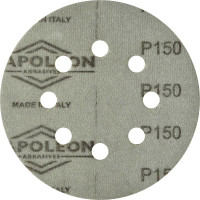 Круг шлифовальный на липучке PAPER GOLD (5 шт; 125 мм; 8 отверстий; P150) NAPOLEON npg5-125-8-150