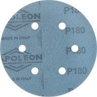 Круг шлифовальный на липучке FILM (5 шт; 150 мм; 6 отверстий; P180) NAPOLEON npf5-150-6-180