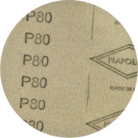 Круг шлифовальный на липучке PAPER GOLD (5 шт; 150 мм; без отверстий; P80) NAPOLEON npg5-150-0-080