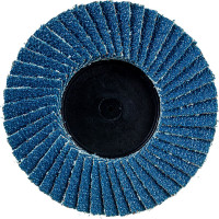 Круг лепестковый торцевой по металлу (75х22 мм; Р60; крепление Roloc) Русский Мастер РМ-70273