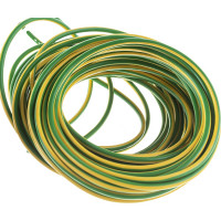 Монтажный гибкий провод Top Cable 1x6 желто-зеленый TOPFLEX V-K H07V-K 131V006.R100(100м)