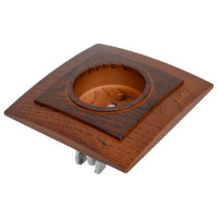 Розетка NILSON 1СП орех Touran wood 24271015