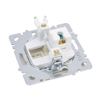 Компьютерная розетка Nilson 1-местн. СУ RJ45 CAT5 , TOURAN-ALEGRA-THOR, кремовый 24120444