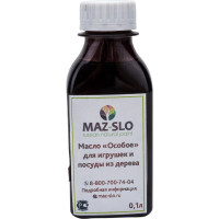 Масло для игрушек и посуды из дерева MAZ-SLO "Особое" цвет Венге, 100 мл 8064981