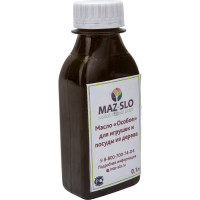 Масло для игрушек и посуды из дерева MAZ-SLO "Особое" цвет Бук, 100 мл 8064264
