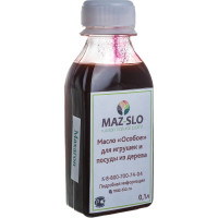 Масло для игрушек и посуды из дерева MAZ-SLO "Особое" цвет Махагон, 100 мл 8064523