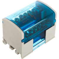 Нулевая шина DORI на Din-рейку в корпусе 2 шины по 7отв. 45007