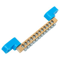 Нулевая шина DORI на 2-х угловых изоляторах, 12 отв. 41283