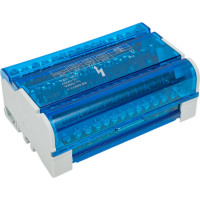 Нулевая шина DORI на Din-рейку в корпусе 4 шины по 15 отв. 45045