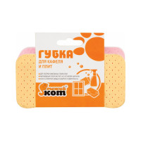 Губка для ванной Рыжий кот 2 в 1 002626
