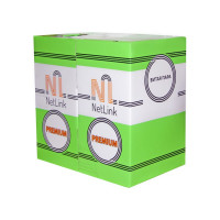 Кабель Netlink NL-CU UTP 4PR PREMIUM 24 AWG CAT5e 305м ВНУТРЕННИЙ БЕЛЫЙ 00000000254