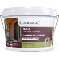 Тонированный лак Лакра орегон, в/д, 2.5 кг 90001353179
