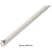 Зажим ALBERTS ПВХ, белый, 15x0.9х1000 мм 484859