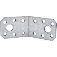 Перфорированный уголок ALBERTS 135 градусов, оцинкованный, 50x50x35x2.5 мм 335502