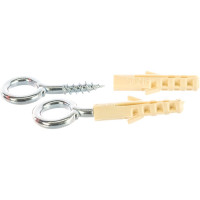 Петля-шуруп ЕВРОПАРТНЕР Zn L16 х d3,9 x O8 мм 2 шт. 13 0645 1