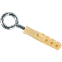 Петля-шуруп ЕВРОПАРТНЕР Zn L20 х d3,8 x O8 мм 2 шт. 13 7649 1