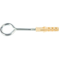 Петля-шуруп ЕВРОПАРТНЕР Zn L50 х d6 x O18 мм 6шт. 13 0651 2