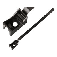 Ремешок для труб и кабеля ЕВРОПАРТНЕР PRNT 32-63 черный, атмосферостойкий 10шт. 3 0028 9