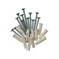 Шуруп ЕВРОПАРТНЕРZn 4,0х45 в компл. с дюбелем MULTI 6x25 12 шт. MP 403 17