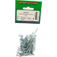 Шуруп универс. с пот. гол. ЕВРОПАРТНЕР Zn 4 х 40 50 шт. 14 1127 7