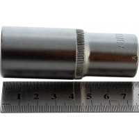 Головка 6-гранная глубокая РROFFI (22 мм; 1/2"; DIN3124; CrV) ABTOMTOOL 542122