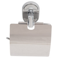 Держатель для туалетной бумаги Savol с крышкой, хром S-007051 23228
